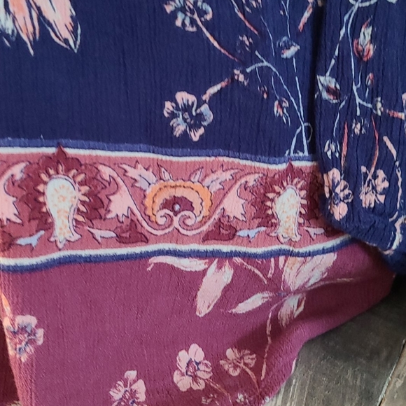 BOHO BEAUTIFUL S MULTI FLOWERED DRESS TUNIC - Picture 7 of 17